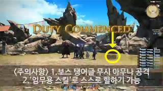 리오레우스 수렵전 공략2분 59초FFXIV Rathalos Guide Kor [upl. by Karb]