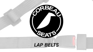 Corbeau 2quot Lap Belts [upl. by Akimed]