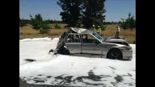 Summernats 2013 VL Walkinshaw Commodore 2ANGRY In Car Accident At Summernats [upl. by Sydelle]