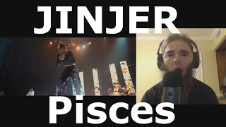 First REACTION to JINJER  Pisces  Live [upl. by Swope]