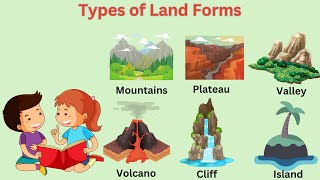 LANDFORMS  Types Of Landforms  Landforms Of The Earth [upl. by Pellegrini]