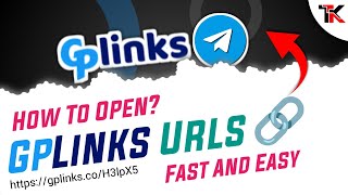 How To Open GpLinksin Urls  GpLinks Url Shortner Ke Link Ko Open Kaise Kare Best Earning Platform [upl. by Cummings]