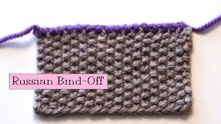 Knitting Help  Russian BindOff [upl. by Adia]