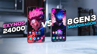 Snapdragon 8 Gen 3 vs Exynos 2400 Galaxy S24 Plus Gaming [upl. by Tingley991]