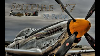 DCS Eagle Fight ll  Spitfire v7 VS Fw190 d9  LIVE Part1 Paris France 1944 [upl. by Atla281]