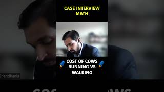 How a Bain consultant works through case interview math shorts [upl. by Neltiac]