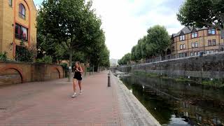 LONDON Walk Tour ORNAMENTAL Canal TOBACCO Dock SHADWELL Basin from THAMES Path [upl. by Cates691]