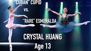 BALLET  YAGP 2022 New York SemiFinal  Crystal Huang  Age 13  Cupid versus La Esmeralda [upl. by Nilrem]