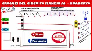 CIRCUITO DE MANEJO A1 HUANCAYO JUNIN [upl. by Krisha933]