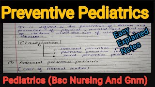 Preventive Pediatrics in Hindi BSC Nursing And Gnm Unit 2 [upl. by Newbill]