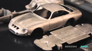 143 scale 1963 Ferrari 250 GT Lusso metal kit by Piranha Models  BenzinaShop [upl. by Niveek568]