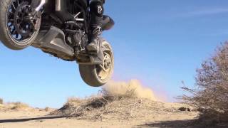 High Plains Driftin  Sliding a Ducati Diavel [upl. by Eadith]