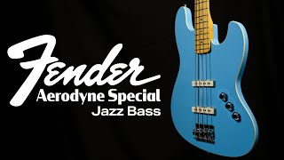 Fender Aerodyne Special Jazz Bass  California Blue [upl. by Rosemari]