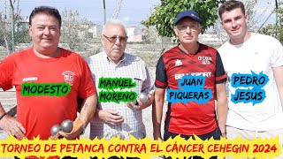 Torneo de Petanca Contra el Cáncer Cehegin Murcia 2024 [upl. by Snej]