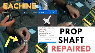 Eachine E58  Baby MAVIC Prop Shaft BROKEN HOW TO FIX [upl. by Marlow410]