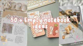 Empty notebook Journaling ideas 💡 Fun ways to fill your notebook 📒 [upl. by Fabien]