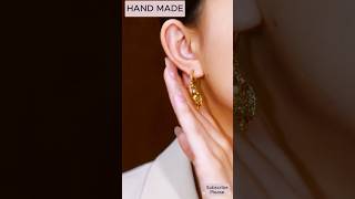 Earrings 27 sonamehal gold set afghan kabul kandahar quetta goldset ring khra bangles [upl. by Gardiner]