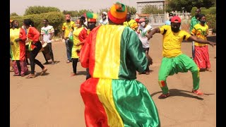 Les supporteurs des Aigles sont prêts pour la CAN Cameroun 2021 [upl. by Ynehteb808]