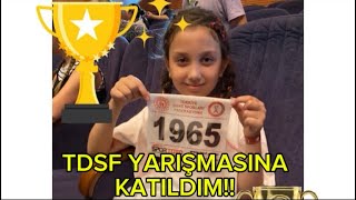 TÜRKİYE DANS SPORLARI FEDERASYONU ŞAMPİYONASI YARIŞMASINA KATILDIM TDSF🏆🏆🏆 [upl. by Iahk37]