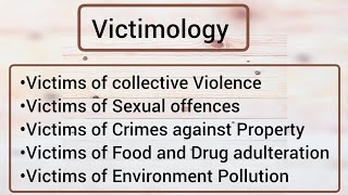 Victimology Types Of Victims part 2 notes llb Lecture [upl. by Oilla]