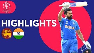 Rohit Breaks Centuries Record In Win  Sri Lanka vs India  Highlights  ICC Cricket World Cup 2019 [upl. by Stodder]