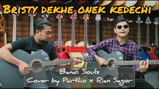 Bristy Dekhe Onek Kedechi  Cover by Partho x Rian Shagor [upl. by Ladin]