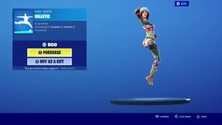 NEW BALLETIC EMOTE IN FORTNITE TRAVERSAL BALLERINA [upl. by Hpejsoj]