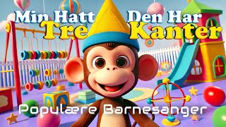 Min Hatt Den Har Tre Kanter 🔺🎩  Populære Barnesanger  Barneforlaget [upl. by Kliman928]