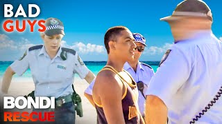 1 Hour of Bad Guys at the Beach  Bondi Rescue Full Episode Marathon [upl. by Eanehs306]