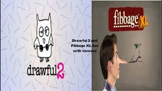 Drawful 2 and Fibbage XL live with viewers [upl. by Rabush]