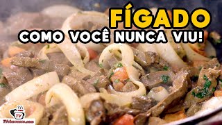 Como Fazer Fígado Acebolado  Fígado Como Você Nunca Viu Tv Churrasco [upl. by Trent]