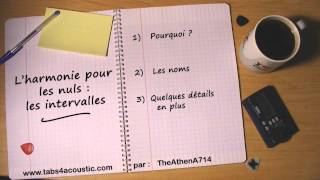 Cours de guitare  Lharmonie pour les nuls  Les intervalles  Intro [upl. by Yasmin96]