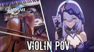 Black Swan Trailer OST Lullaby Pro Violinist POV  Honkai Star Rail [upl. by Ahsilek]