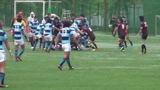 ラクビー関東大学リーグ戦2部 関東学院大学 VS 国士舘大学 [upl. by Yhtommit]