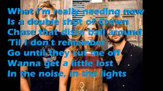 Lady Antebellum Bartender Lyrics Video [upl. by Adnyleb]