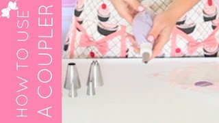 How To Fit a Frosting Piping Bag With a Coupler  Lindsay Ann Bakes [upl. by Beffrey]