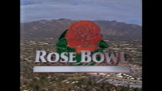 1991 Rose Bowl Game Washington vs Iowa Opening [upl. by Erret]