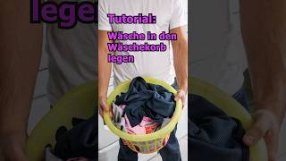 Tutorial Wäsche in einen Wäschekorb packen [upl. by Aliak]