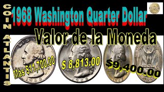 1968 Quarter dollar Coin ValueMàs 1170000 [upl. by Gnart219]