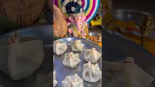 Ukadiche Modak for Ganpati Bappa ❤️🌸 modak ganeshchaturthi marathi food [upl. by Hiamerej]