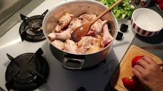 Poulet Basquaise à ma façon recettedefamille recipefrance recettefacile [upl. by Pompea]