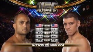 UFC 137  Bj Penn vs Nick Diaz  Full Fight [upl. by Ecinwahs381]