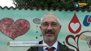 VAREDO inaugurato il murales ispirato alla donazione del sangue [upl. by Belldas]