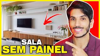 COMO DECORAR A PAREDE DA TV SEM PAINEL [upl. by Lumbard278]