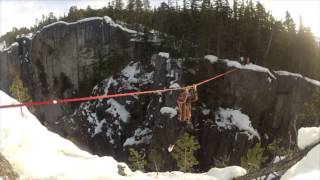 Squamish Highline  Slackline Vancouver [upl. by Eveam520]