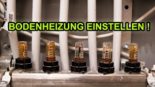 FUßBODENHEIZUNG EINSTELLEN UND DURCHFLUSS REGULIEREN  TUTORIAL  FACTOREM [upl. by Genesia97]