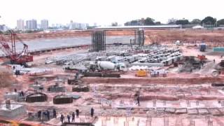 Copa 2014 Manaus  Primeiras imagens da construção da Arena da Amazônia [upl. by Esaj]