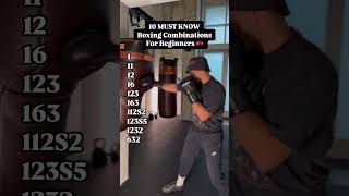 BOXING COMBINATIONS FOR BEGINNERS boxing [upl. by Corenda]