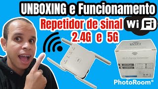 REPETIDOR de Sinal 2G e 5G WIFI RANGER EXTENDER BOM E BARATO UNBOXING e FUNCIONAMENTO [upl. by Hsoj935]