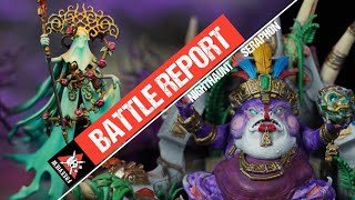 Nighthaunt vs Seraphon  Age of Sigmar Battle Report [upl. by Stav]